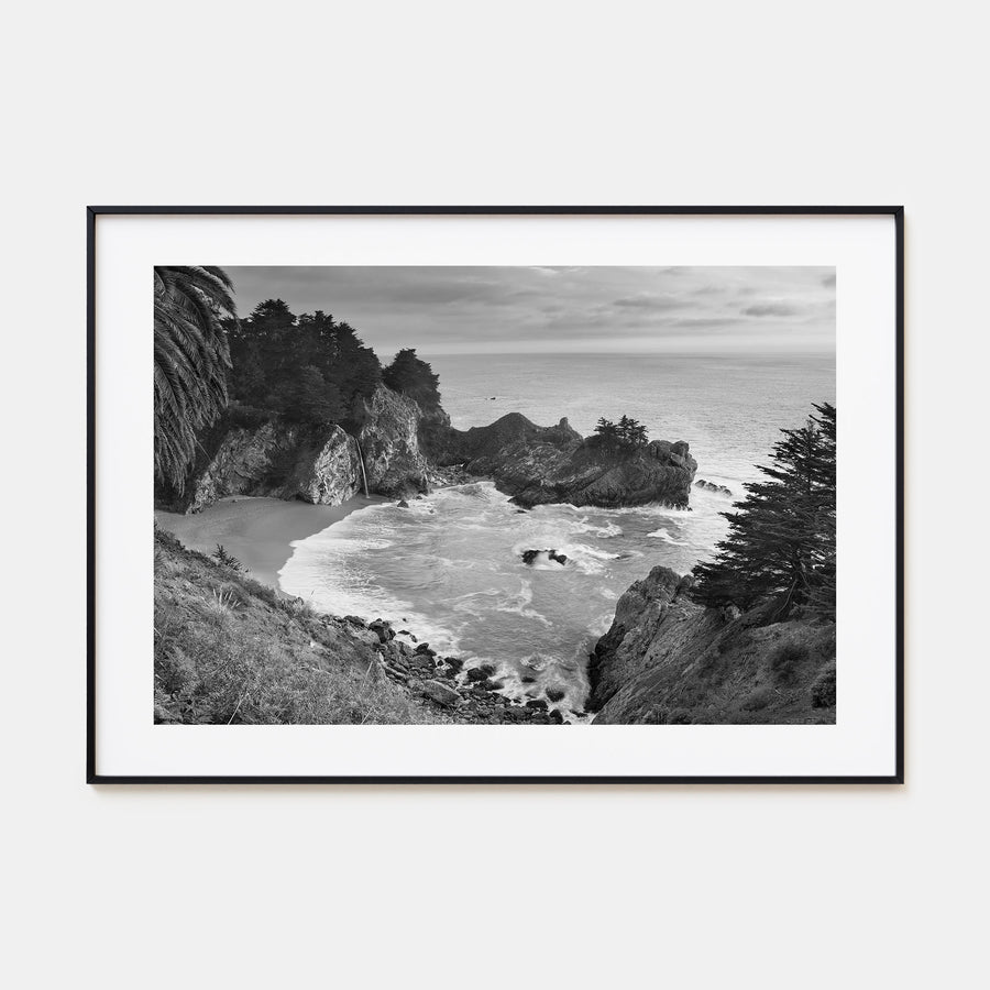 Big Sur Landscape B&W Poster