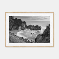 Big Sur Landscape B&W Poster