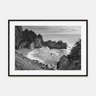 Big Sur Landscape B&W Poster