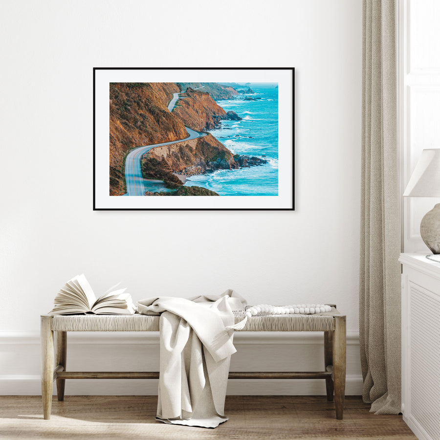 Big Sur Landscape Color Poster