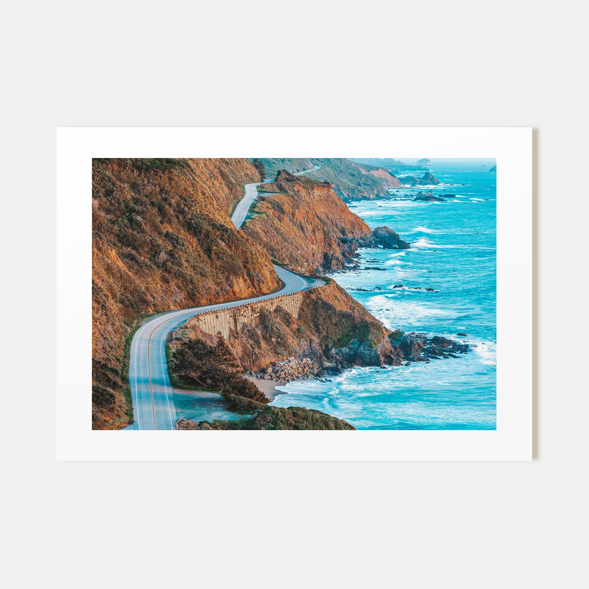 Big Sur Landscape Color Poster