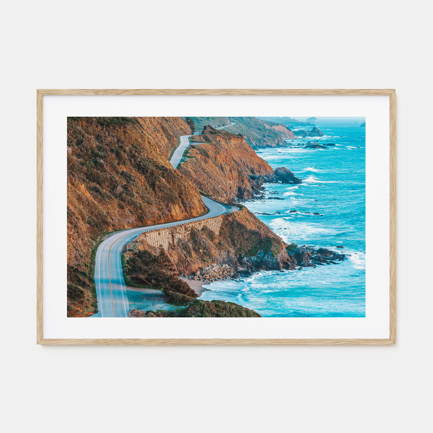 Big Sur Landscape Color Poster