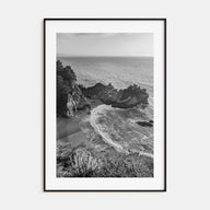 Big Sur Photo B&W No 2 Poster