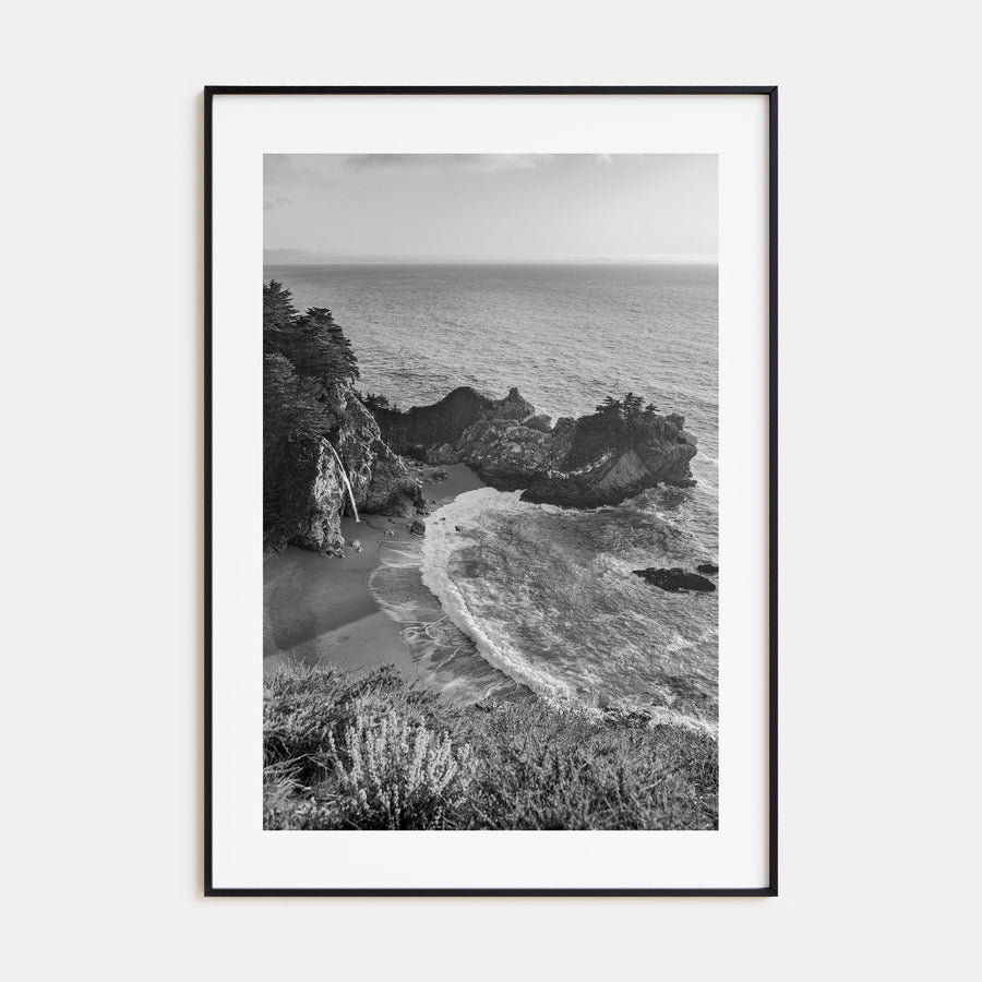 Big Sur Photo B&W No 2 Poster