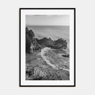 Big Sur Photo B&W No 2 Poster