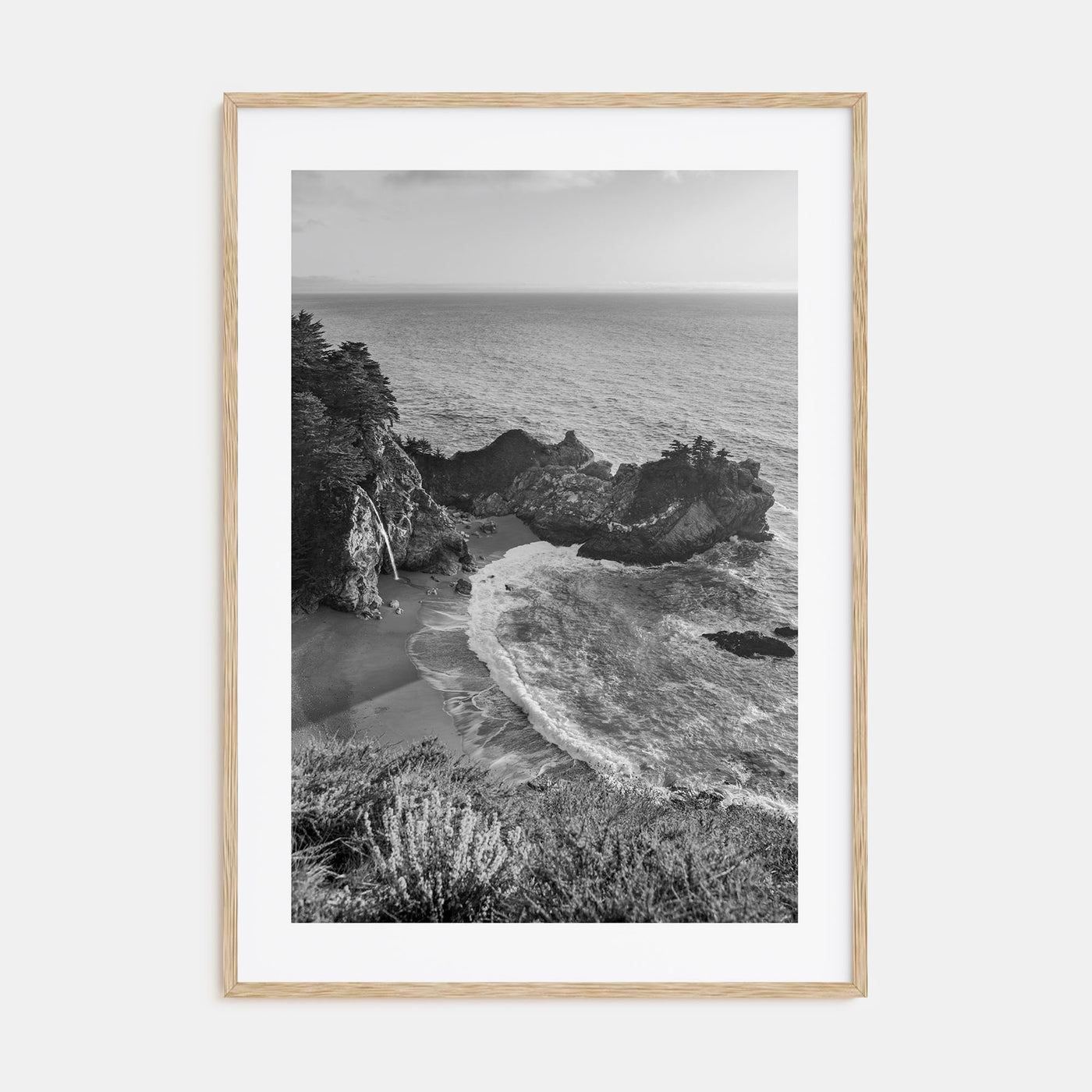 Big Sur Photo B&W No 2 Poster