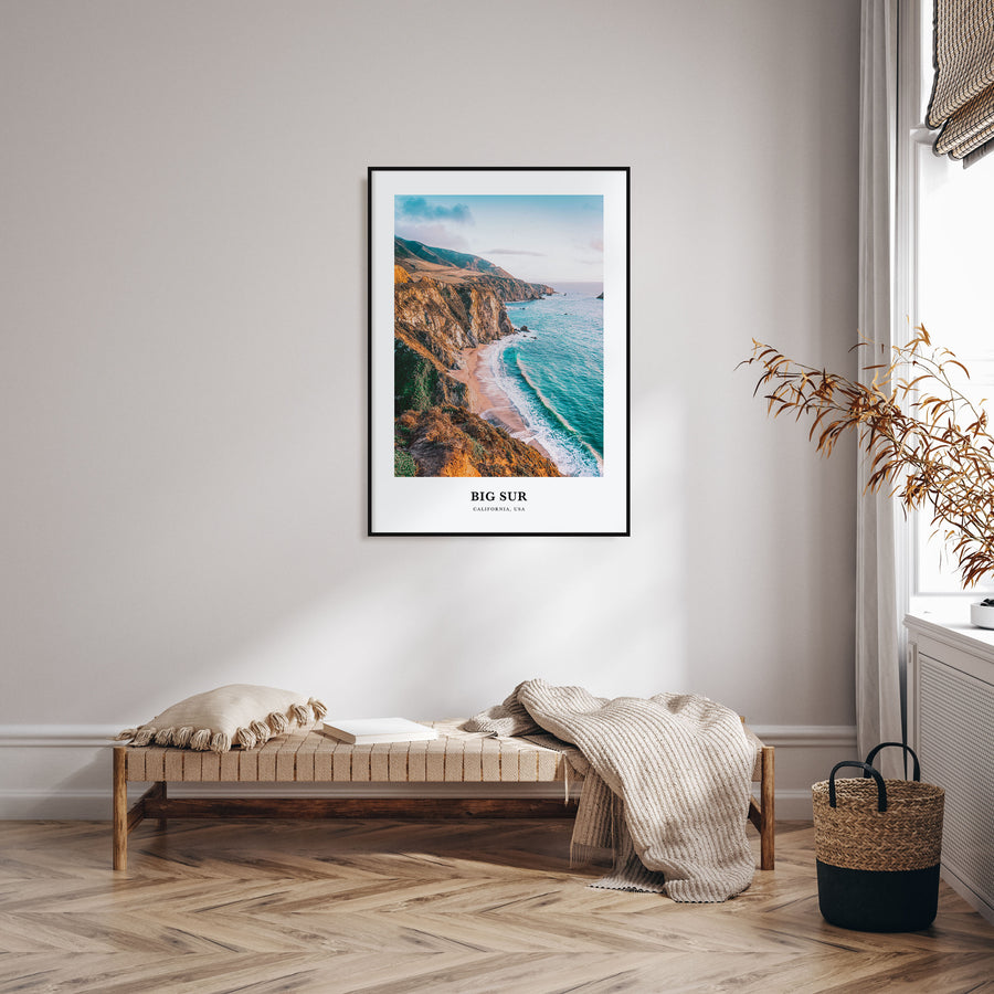 Big Sur Portrait Color No 1 Poster