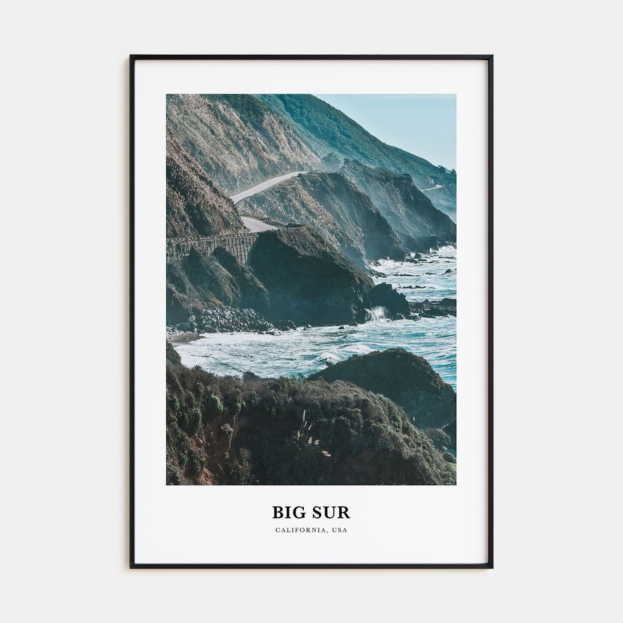 Big Sur Portrait Color No 2 Poster