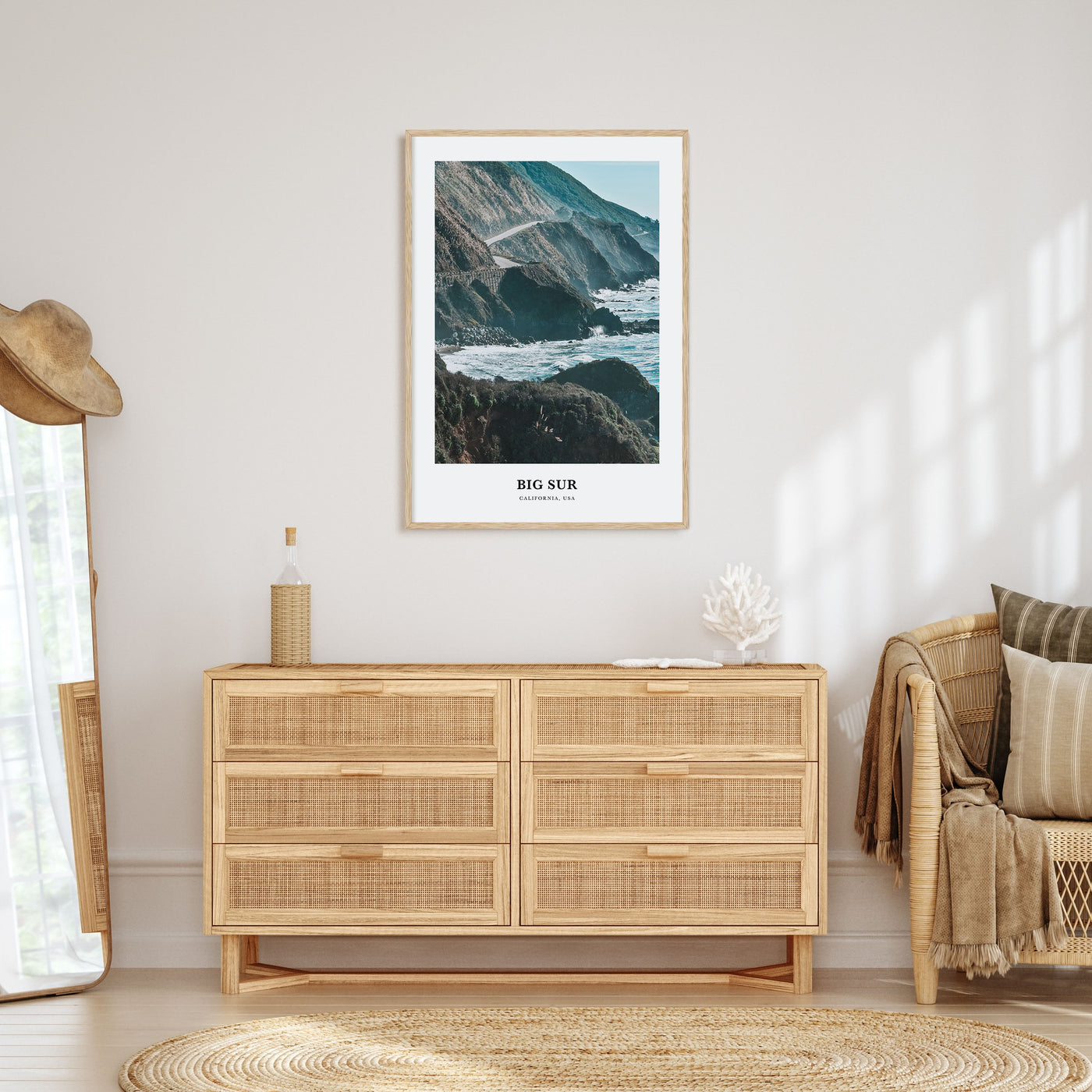 Big Sur Portrait Color No 2 Poster