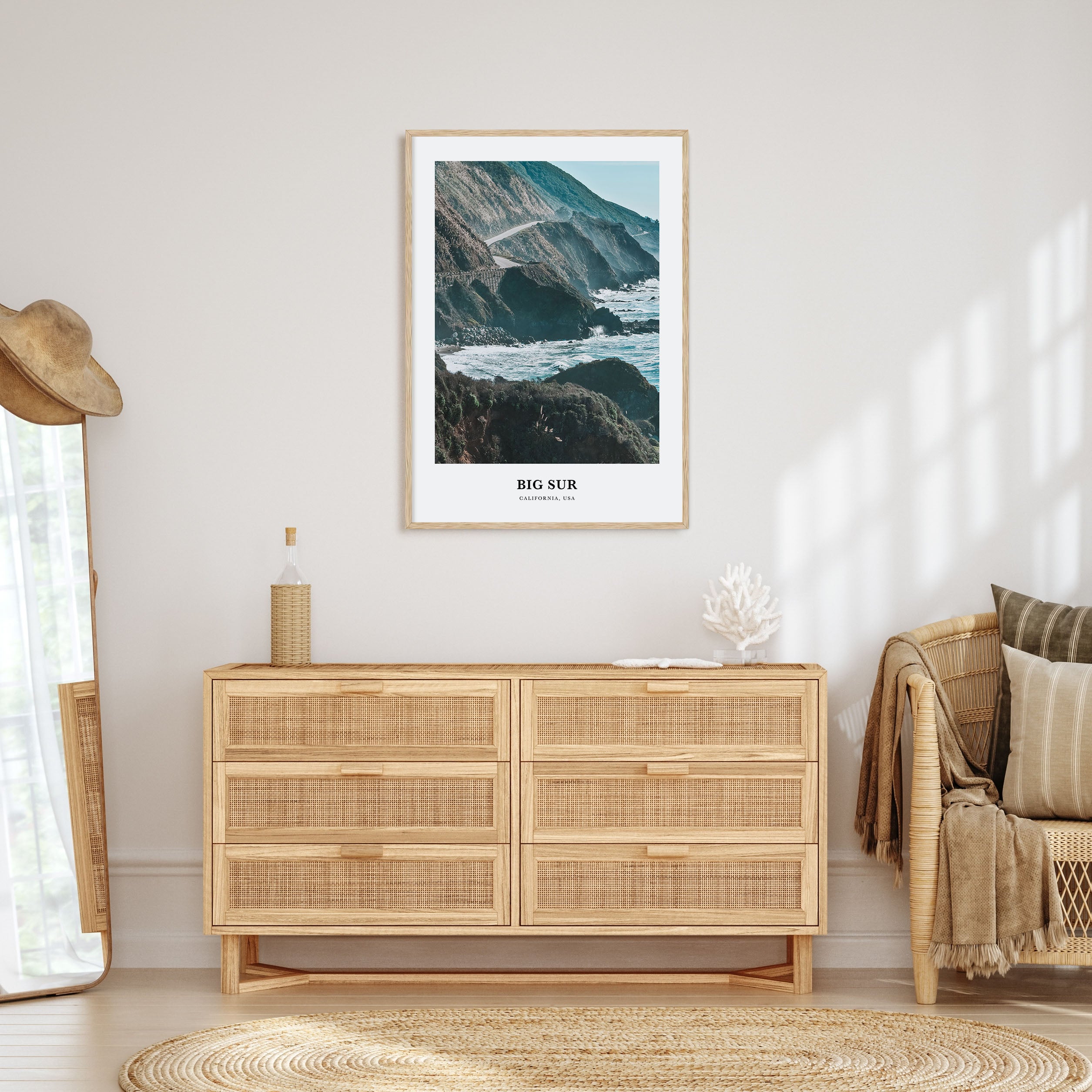 Big Sur Portrait Color No 2 Poster