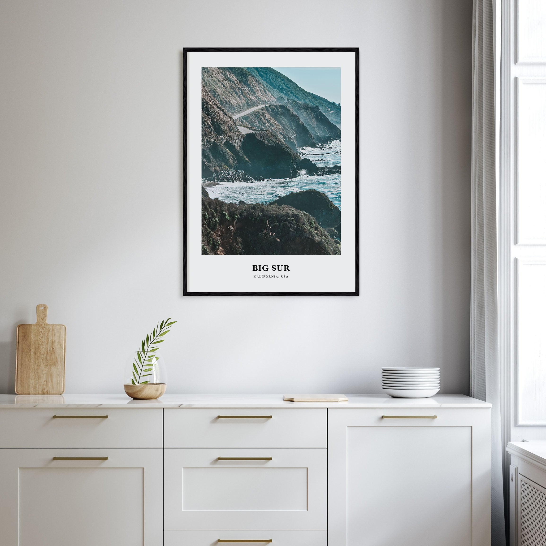 Big Sur Portrait Color No 2 Poster