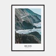 Big Sur Portrait Color No 2 Poster