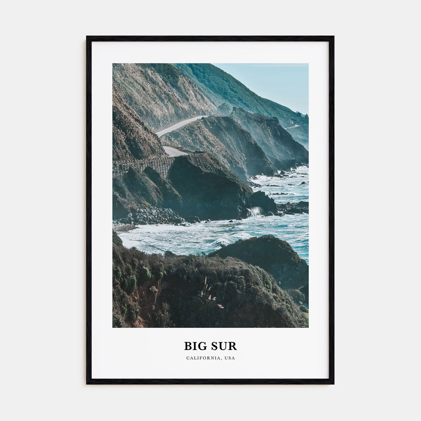 Big Sur Portrait Color No 2 Poster