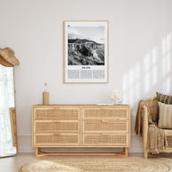Big Sur Travel B&W No 1 Poster