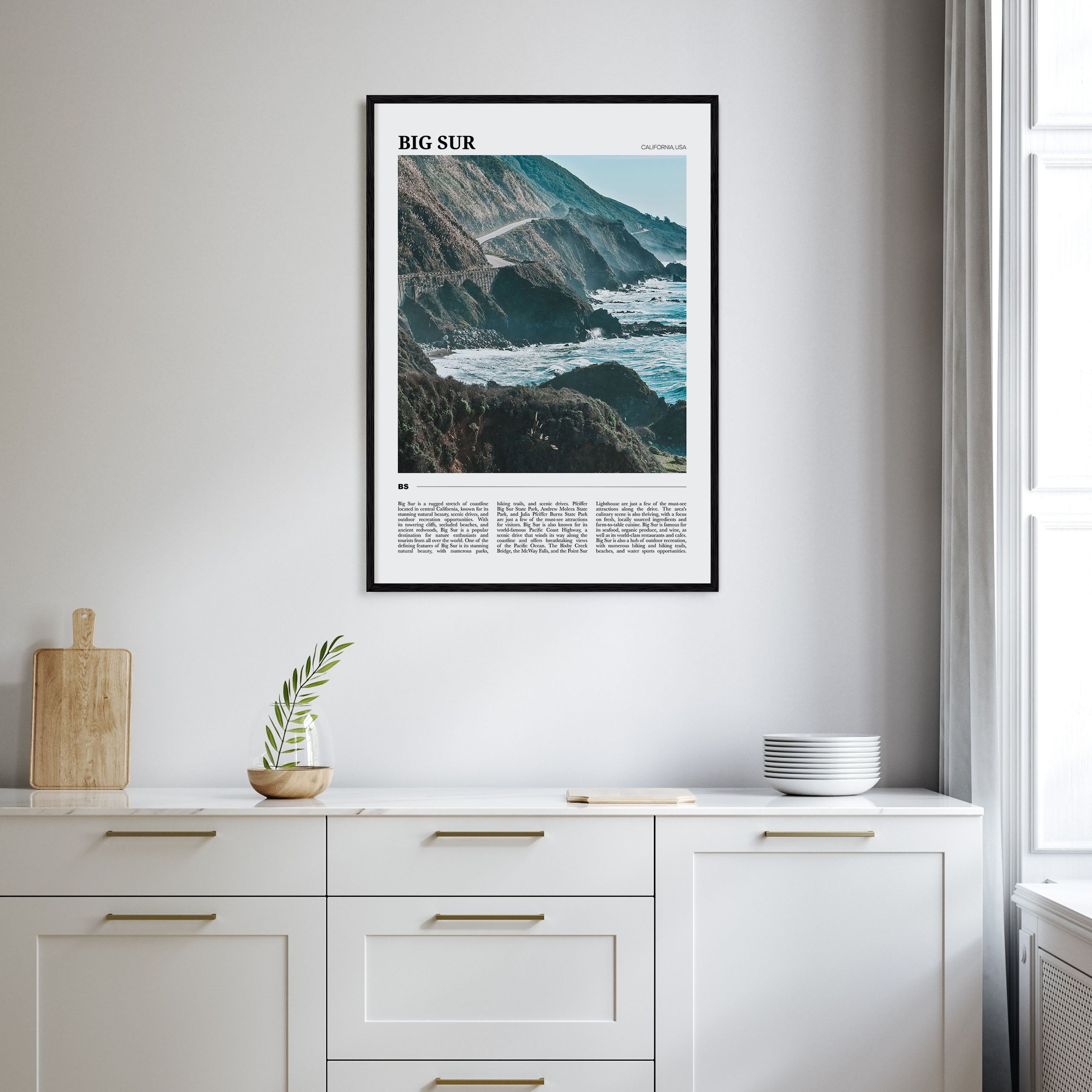 Big Sur Travel Color No 2 Poster