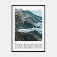 Big Sur Travel Color No 2 Poster