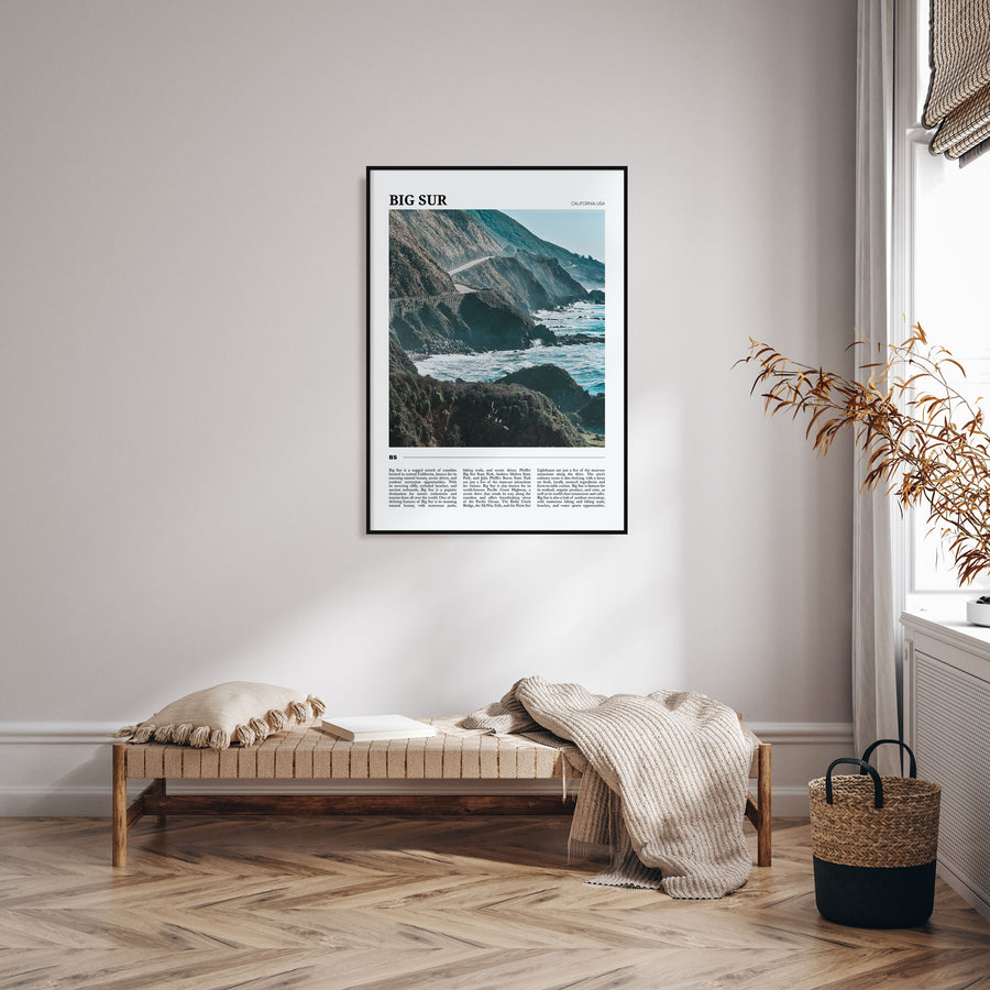 Big Sur Travel Color No 2 Poster