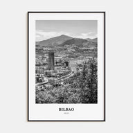 Bilbao Portrait B&W Poster