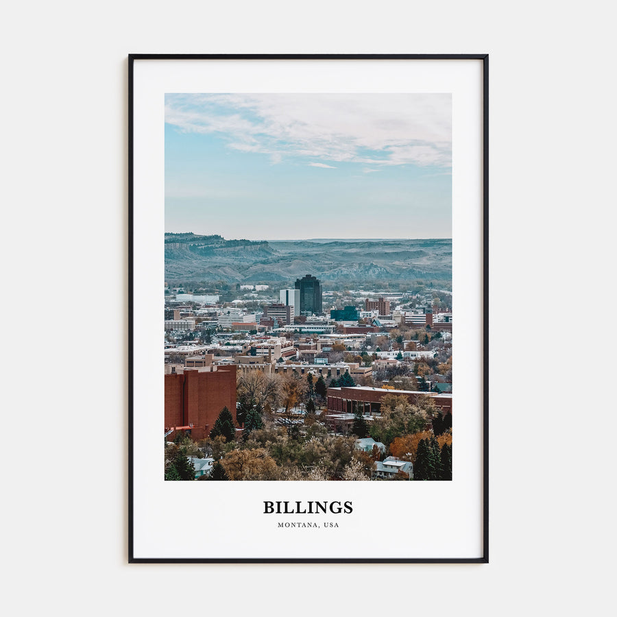 Billings Portrait Color Poster