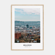 Billings Portrait Color Poster