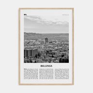 Billings Travel B&W Poster