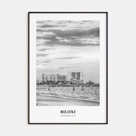 Biloxi Portrait B&W Poster