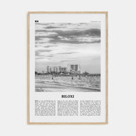 Biloxi Travel B&W Poster