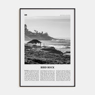 Bird Rock Travel B&W No 1 Poster