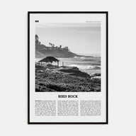 Bird Rock Travel B&W No 1 Poster