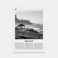 Bird Rock Travel B&W No 1 Poster