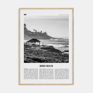 Bird Rock Travel B&W No 1 Poster
