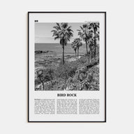 Bird Rock Travel B&W No 2 Poster