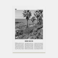 Bird Rock Travel B&W No 2 Poster