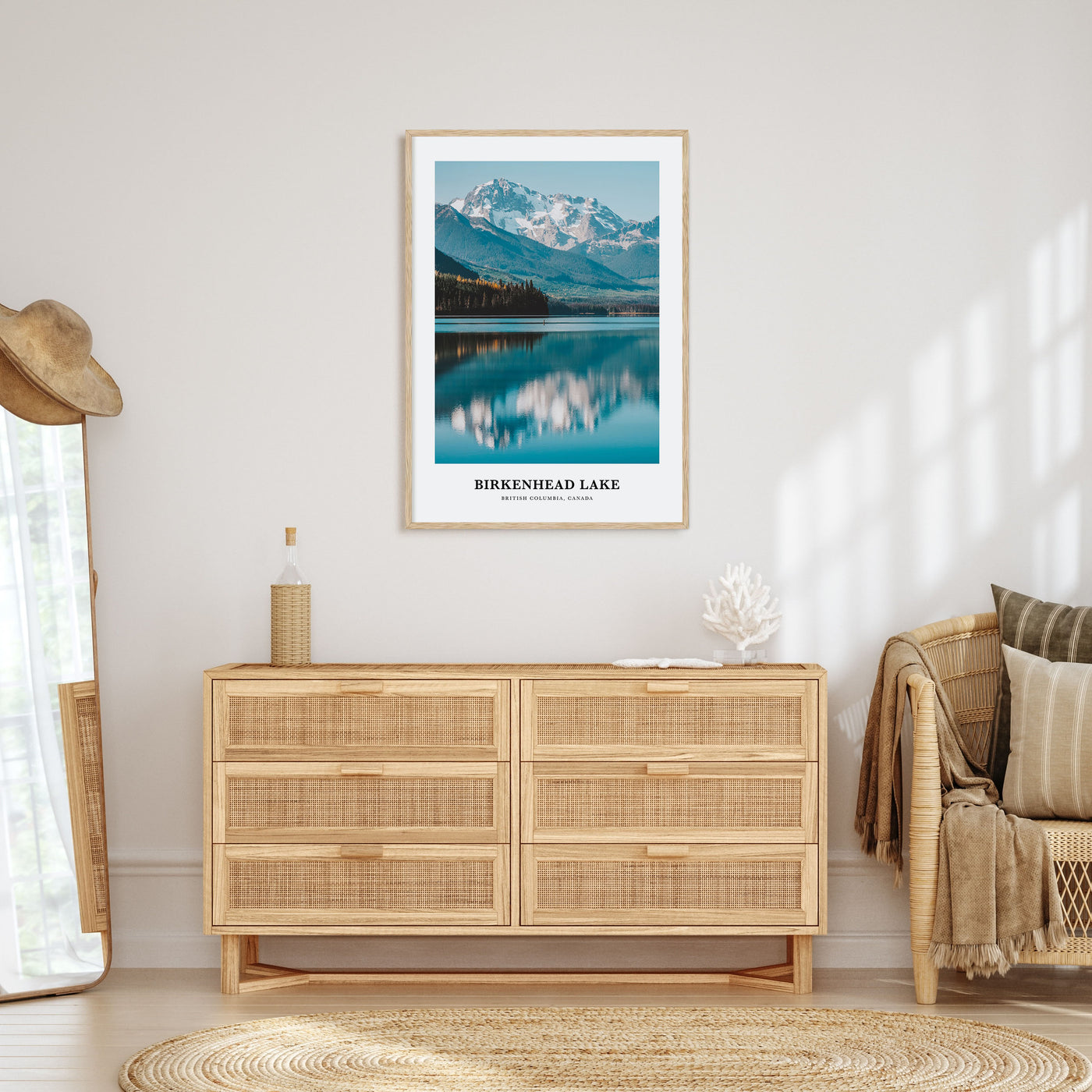 Birkenhead Lake Portrait Color Poster