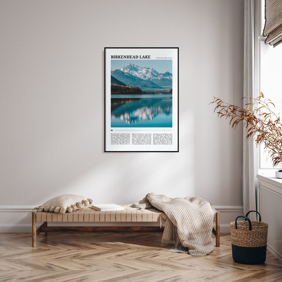 Birkenhead Lake Travel Color Poster