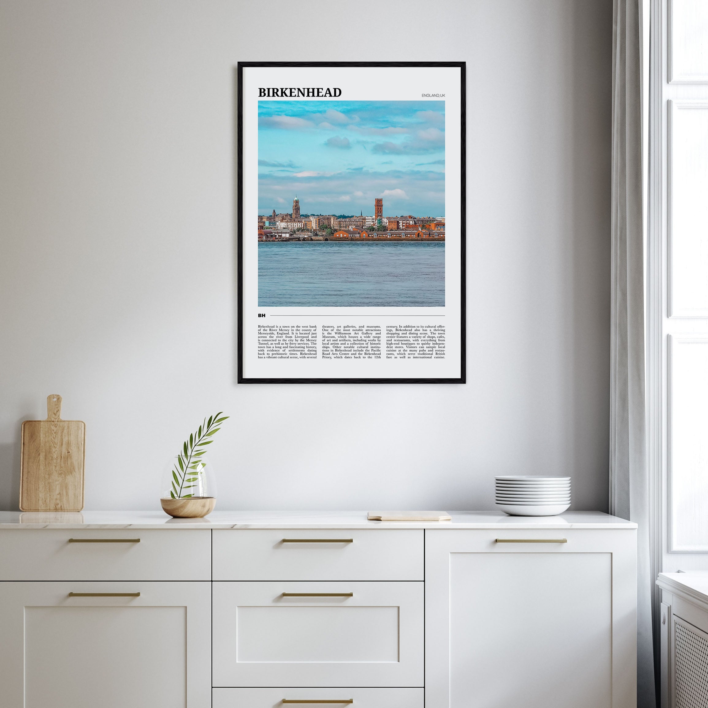 Birkenhead Travel Color Poster