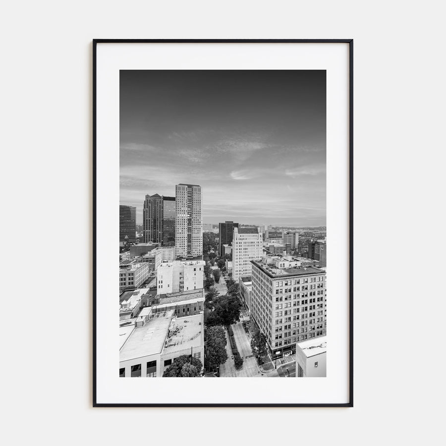 Birmingham, Alabama Photo B&W Poster