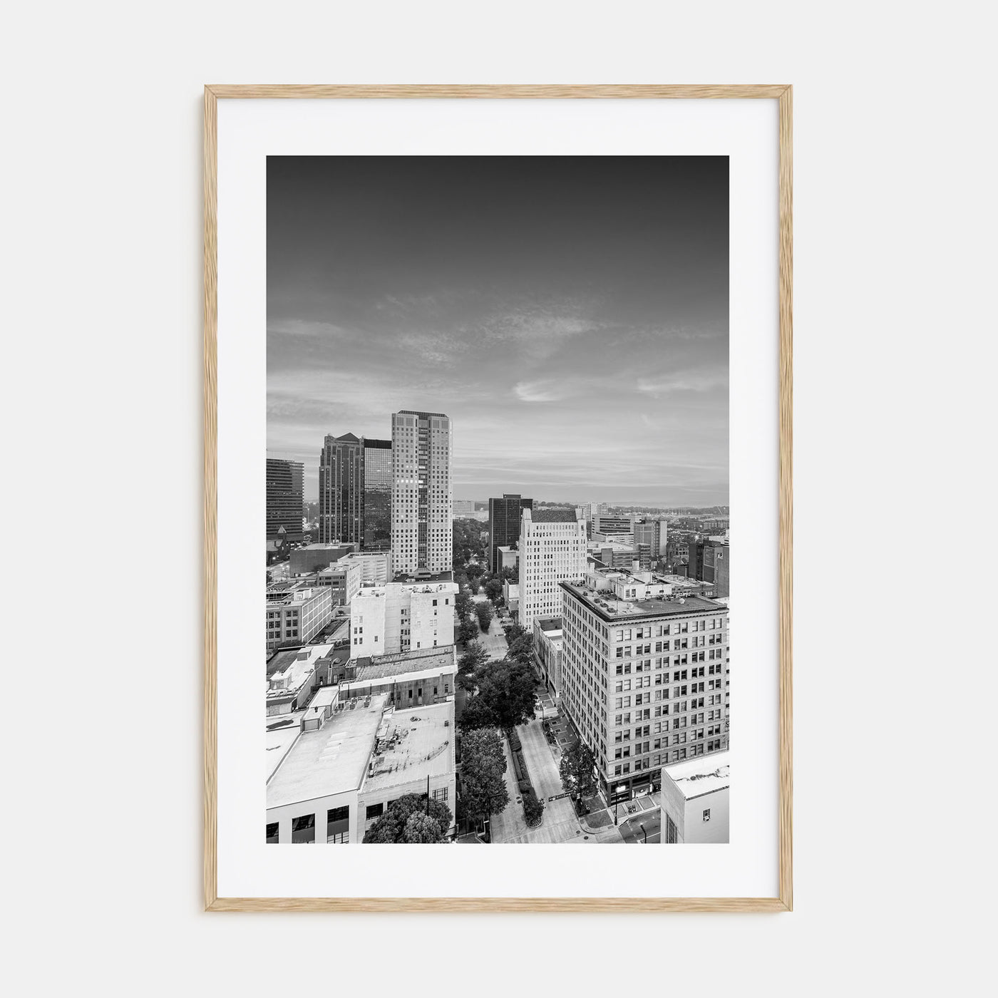 Birmingham, Alabama Photo B&W Poster