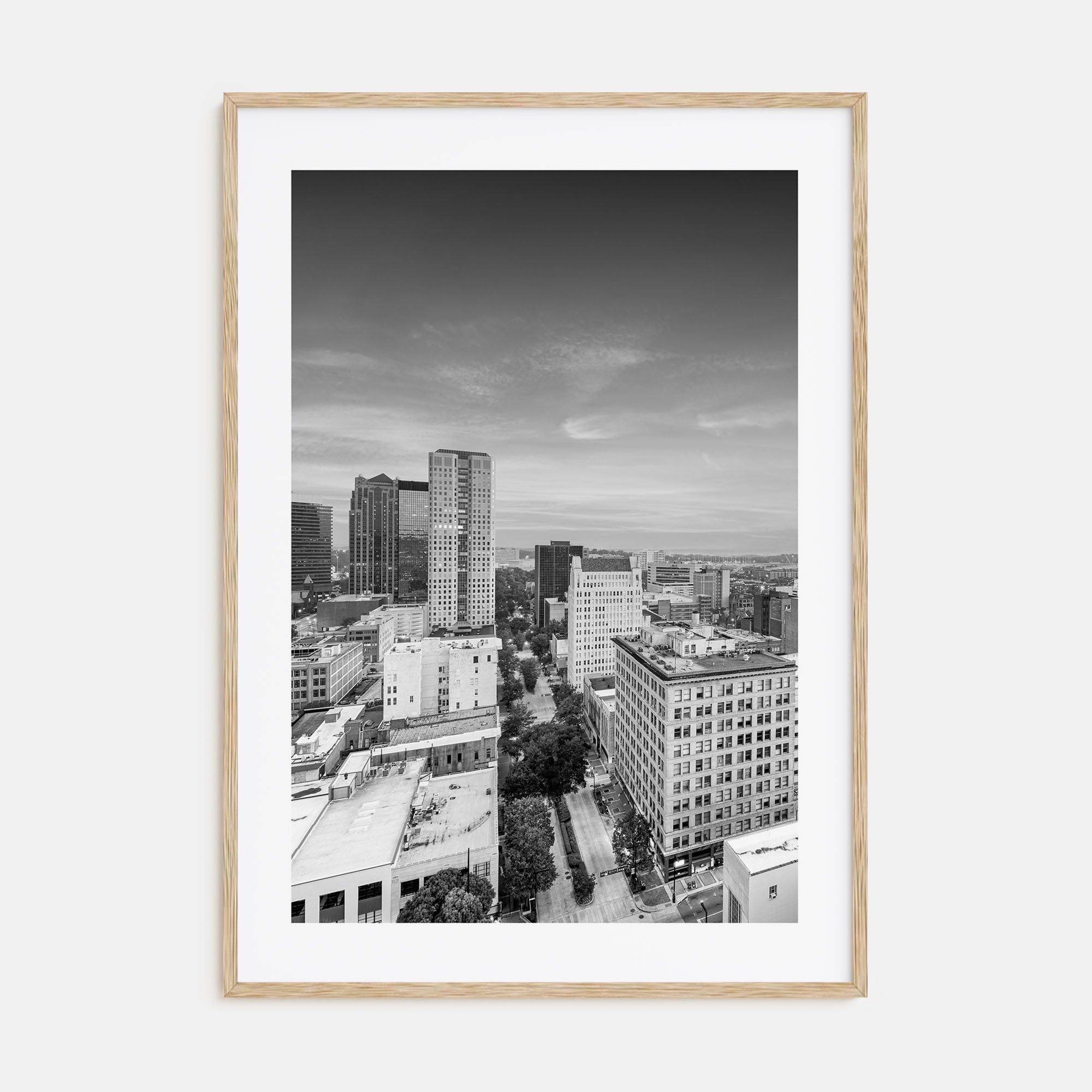 Birmingham, Alabama Photo B&W Poster