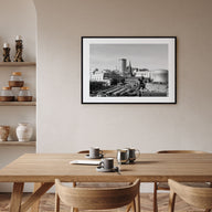 Birmingham, England Landscape B&W Poster