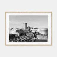 Birmingham, England Landscape B&W Poster