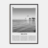 Biscayne National Park Travel B&W Poster