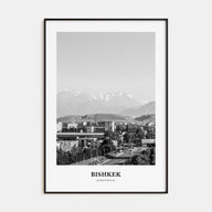 Bishkek Portrait B&W Poster