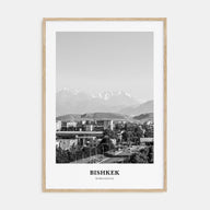 Bishkek Portrait B&W Poster