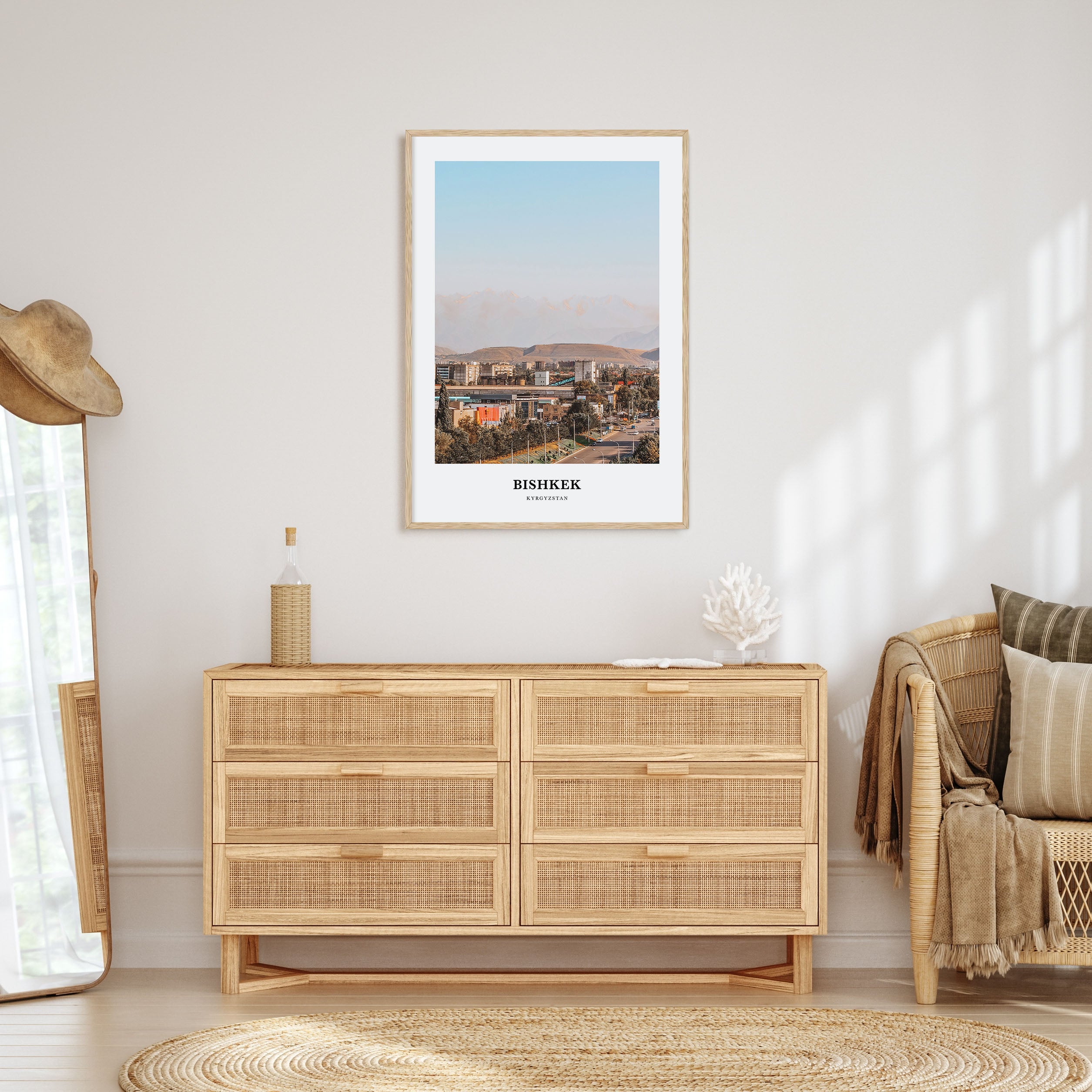 Bishkek Portrait Color Poster