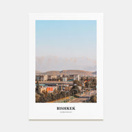 Bishkek Portrait Color Poster
