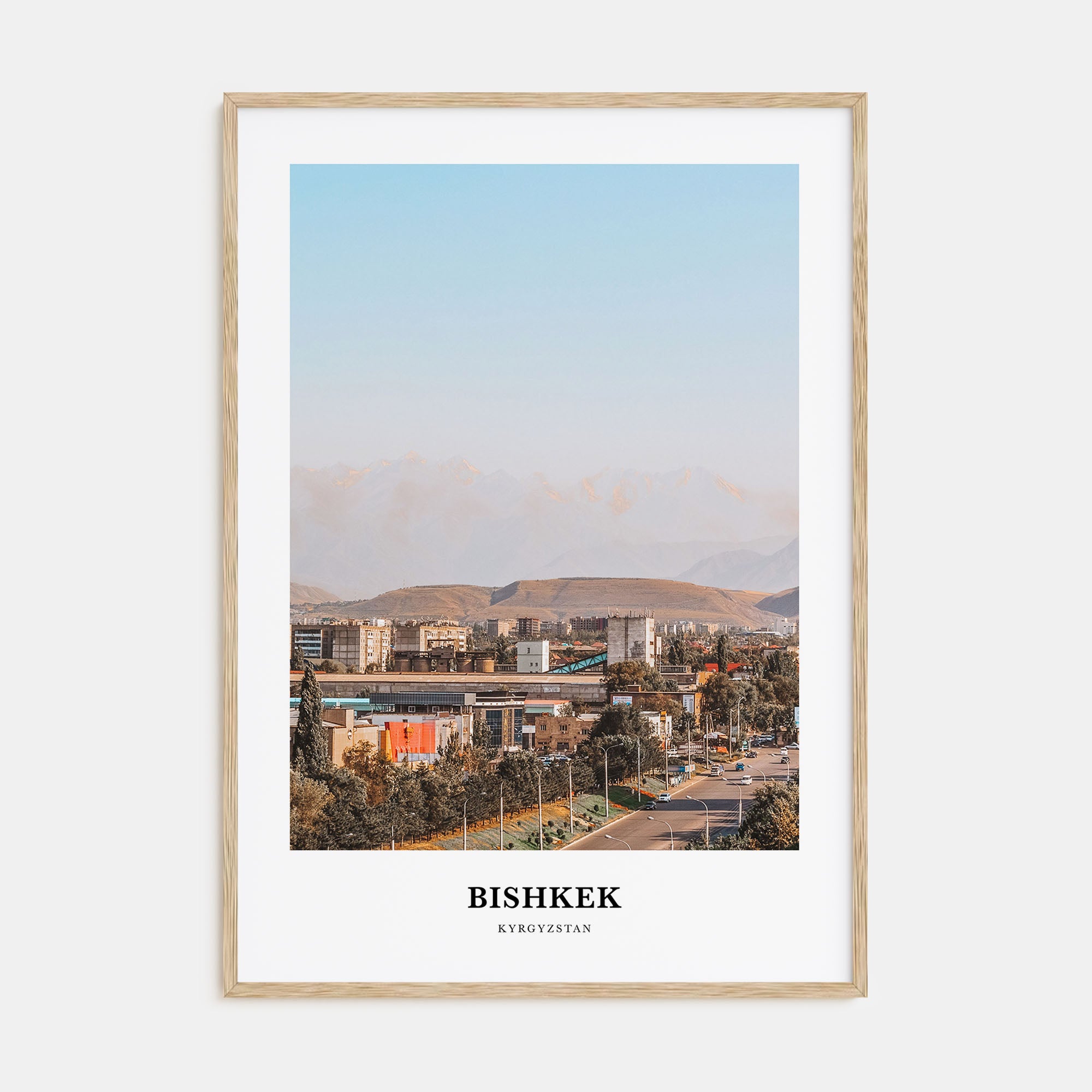 Bishkek Portrait Color Poster