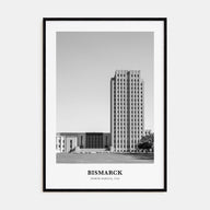 Bismarck Portrait B&W Poster