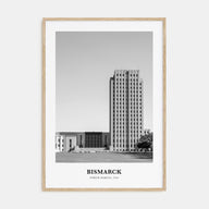 Bismarck Portrait B&W Poster