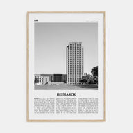 Bismarck Travel B&W Poster